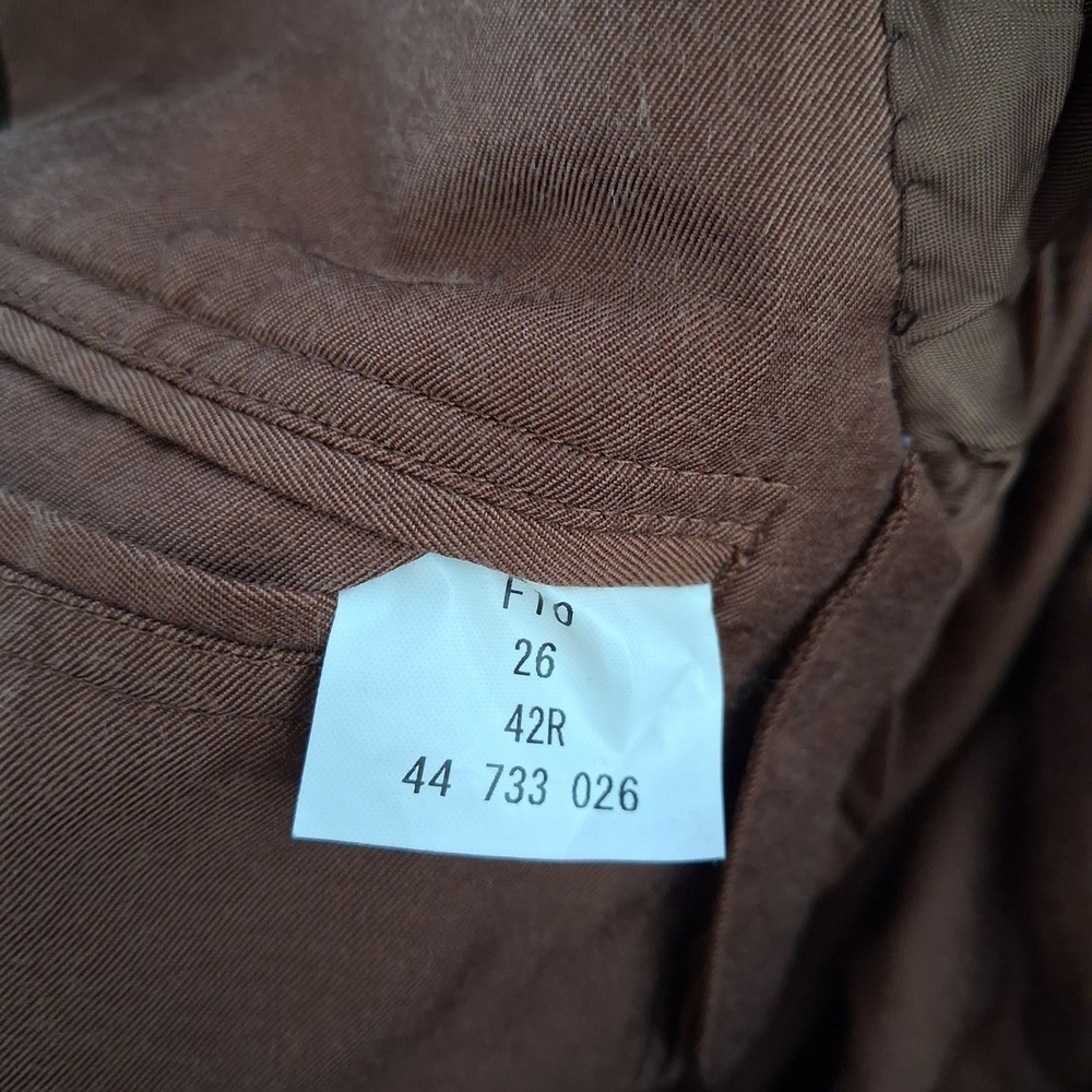 Brooks Brothers 1818 Madison Brown Corduroy Sport Coat Blazer 42R Mens 2 Button - Picture 7 of 10